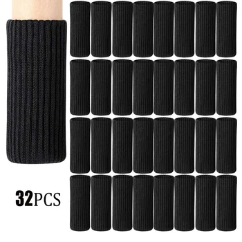 

32 Packs Chair Leg Socks Knitted Furniture Socks Leg Floor Protectors Furniture Table Feet Covers for Moving Easily