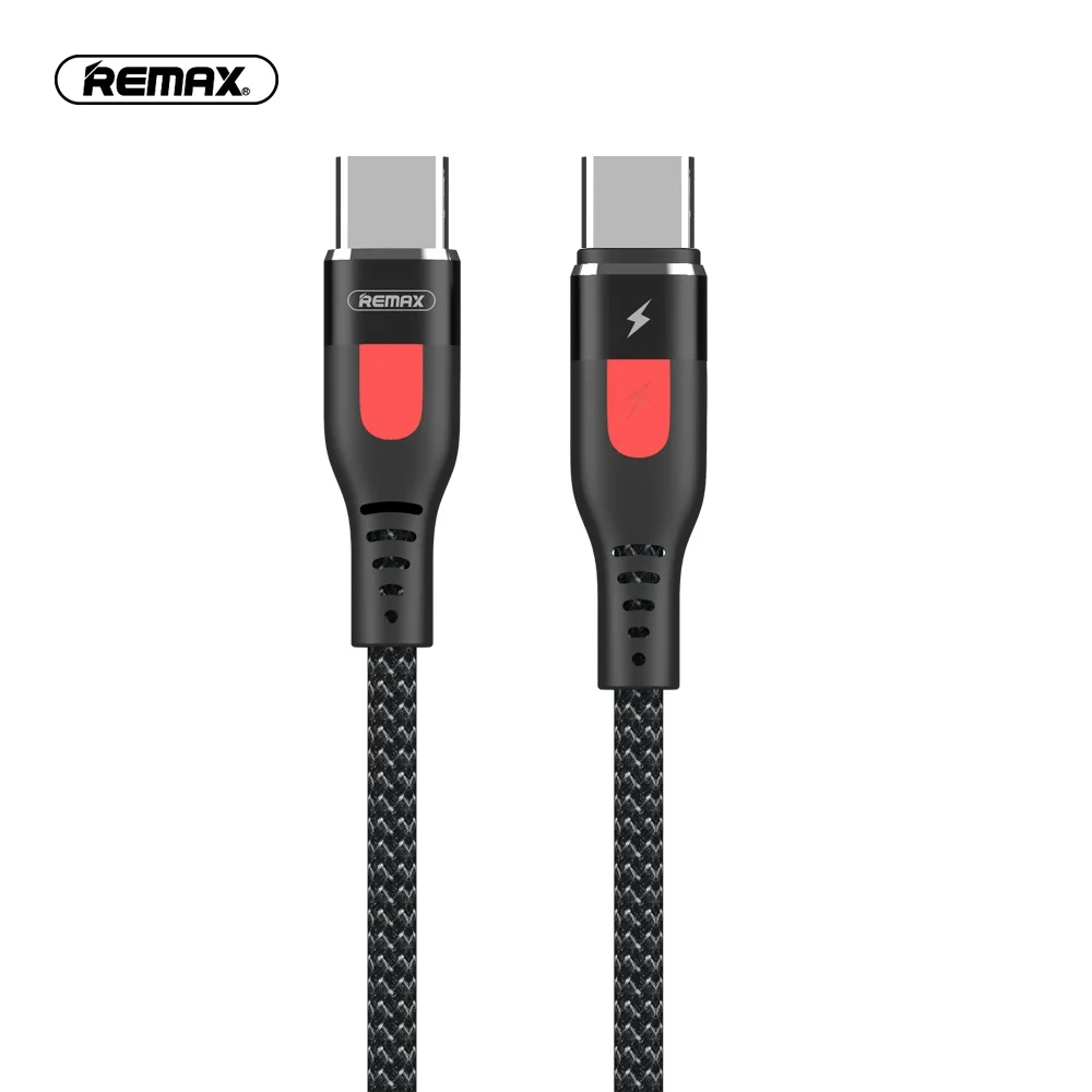 Remax 18 Вт pd кабель typec для светильник ing suaper Быстрая зарядка usb-c светильник плетеный кабель для передачи данных - Цвет: No packaging
