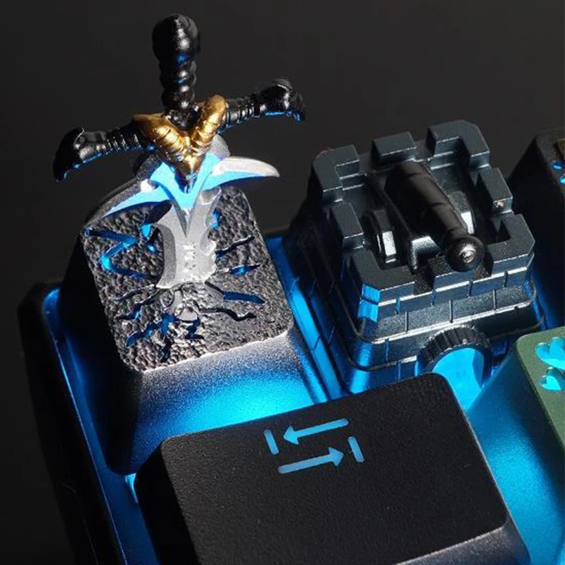 Аксессуары для клавиатуры Dota Frostmourne колпачки ключей ESC OEM подсветка алюминиевые