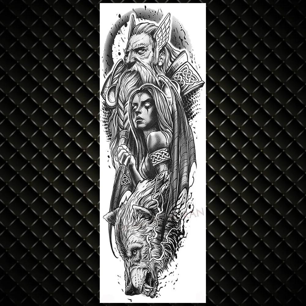 Полный рука механический робот Временные татуировки для мужчин и женщин реалистичные сглаза поддельные татуировки Стикеры водонепроницаемый тела ног художественные татуировки
