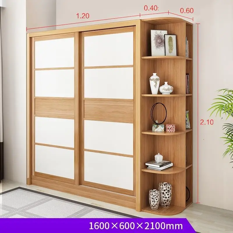Dormitorio Home Kast Lemari Pakaian Dolap D Zenleyici Meuble Range Garderobe деревянная мебель для спальни шкаф гардероб - Цвет: MODEL F