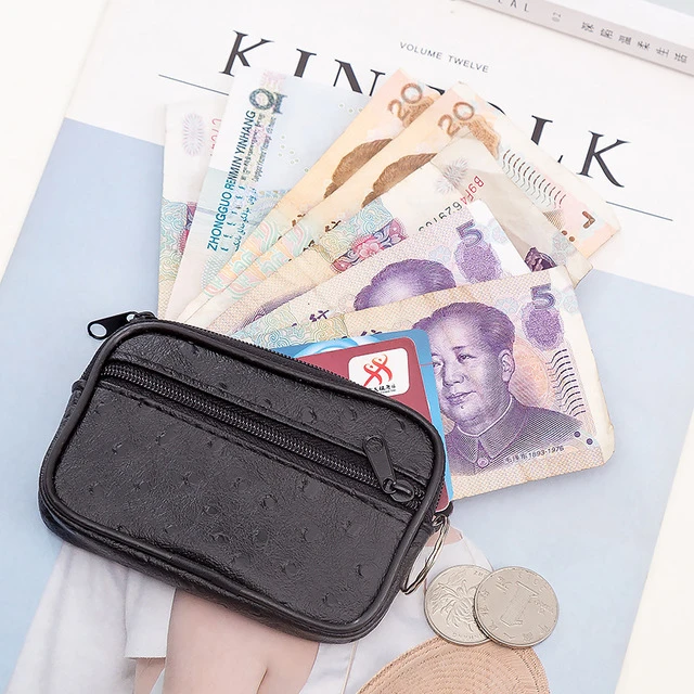 Men Small Coin Bag Casual Style Zipper Change Purse Pouch Wallet Pouch Bag  Purse Mini Soft Men Women Card Coin Key Holder - AliExpress