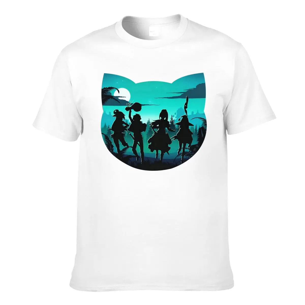 

Chomusuke Konosuba Megumin Satou Kazuma Aqua Darkness Anime Men T Shirt O-neck Cotton Custom Short Sleeve Brand-clothing