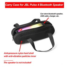 Gosear портативный Водонепроницаемый Мягкий Нейлоновый защитный чехол для хранения сумка с карабином для JBL Pulse 4 Bluetooth динамик