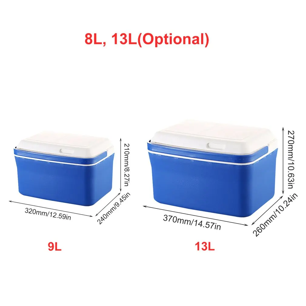 8L/13L мини-холодильник двойного назначения для автомобиля, домашний морозильник, тепловое сохранение тепла, холодный холодильник для путешествий и кемпинга