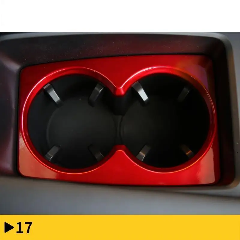 Automovil авто автомобиль модифицированные оконные ручки чашки двери интерьера обложки стикер полосы молдинги 17 для Mazda Axela - Название цвета: Number 2