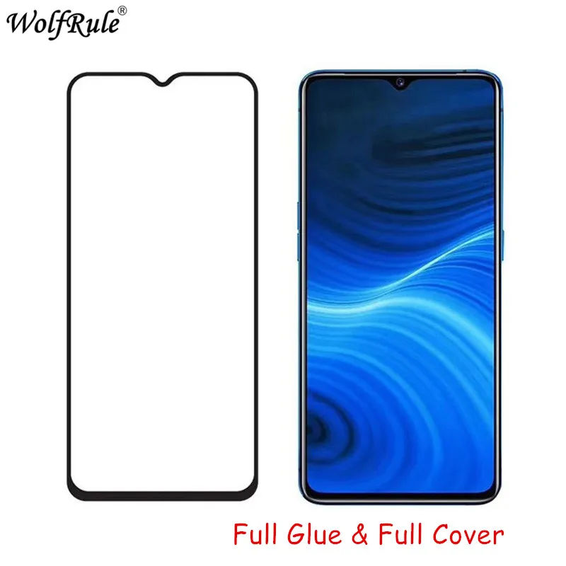 2 шт. защита для ЖК-экрана Realme X2 Pro Полное клеевое стекло Oppo покрытие закаленное