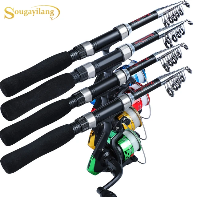 Sougayilang 1.6M Fishing Rod and Spinning Fishing Reel with