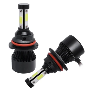 

White LED Headlight Replacement Bulbs Waterproof 6000K Built-in Heatproof
