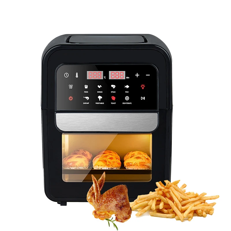 Household electric air oven 7L large capacity air fryer, French fries fried chicken making 50-220℃ oil-free air fryer european standard air fryer household large capacity fume free french fries electromechanical oven intelligent