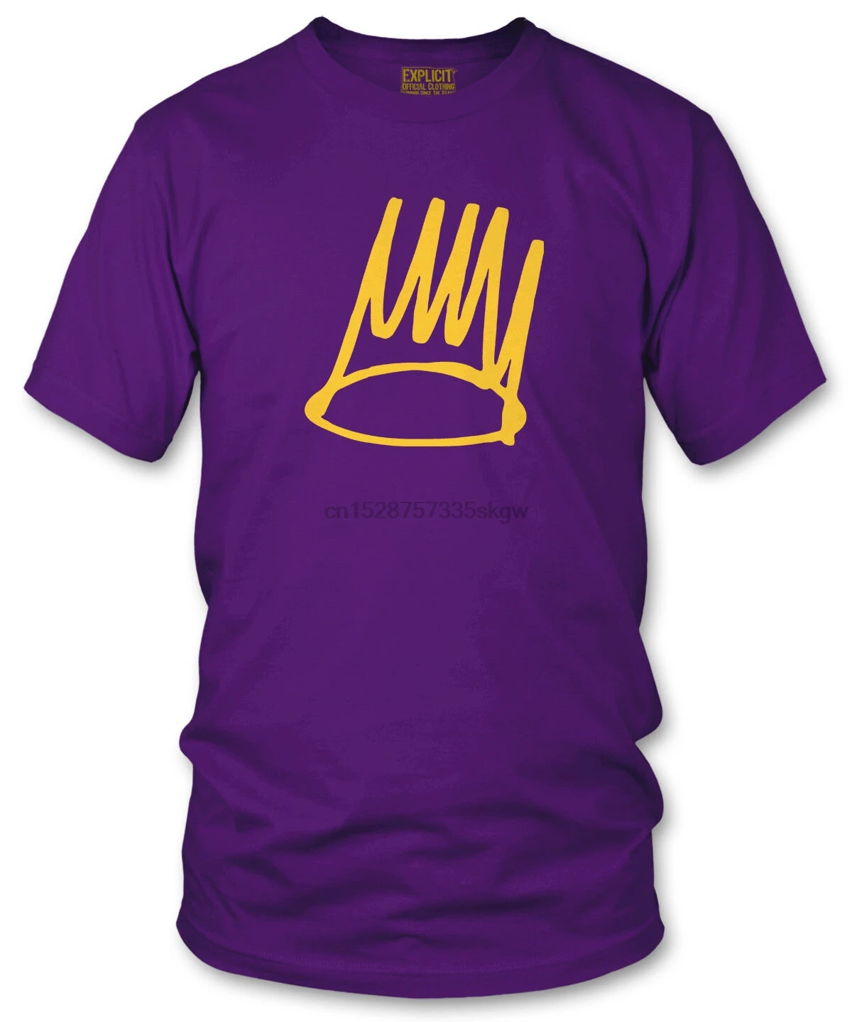 BORN SINNER J COLE футболка Arent we all sinners album art-фиолетовые футболки с короткими рукавами