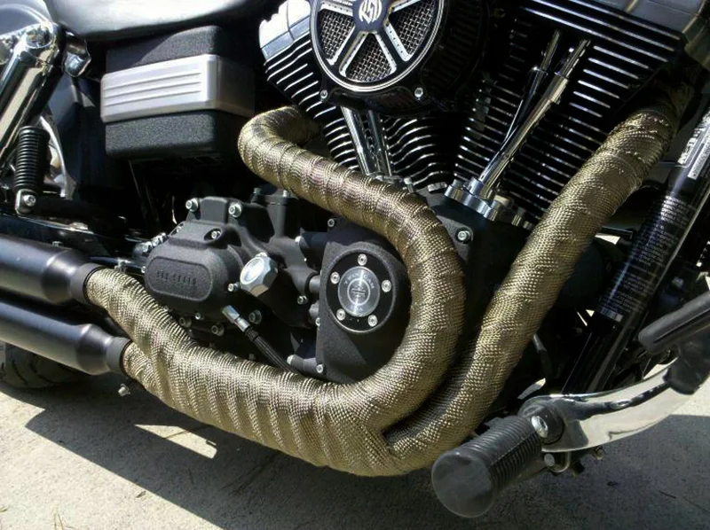 5M Roll Fiberglass Heat Shield Motorcycle Exhaust Thermal Tape