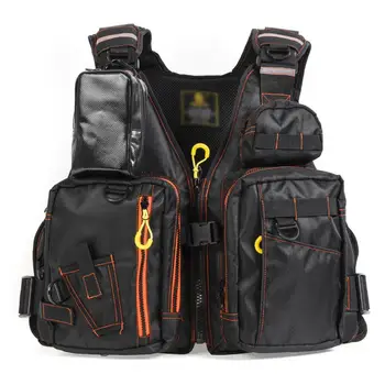 

Outdoor Fish Vest Fishing Vest Quick Dry Fishing Jacket Survival Utility Safety Waistcoat Vests Outdoor Sport Supplies