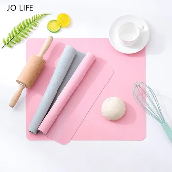

JO LIFE Silicone Kneading Dough Pastry Mat With Scale Bakeware Heat Insulation Placemat Anti-skidding Cooking Gadget Accessory