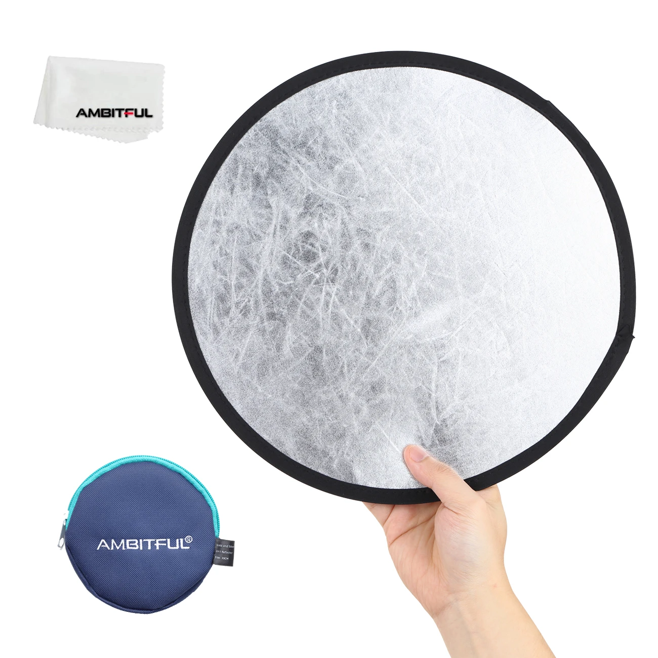 High Quality 2in1 Gold Silver White 30cm Round Outdoor and Indoor Shooting Beaut
