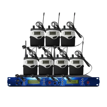 

In Ear Monitor System 2 Channel 7 Bodypack Transmitter Monitor with Monitor Wireless for Stage Studio Equipment