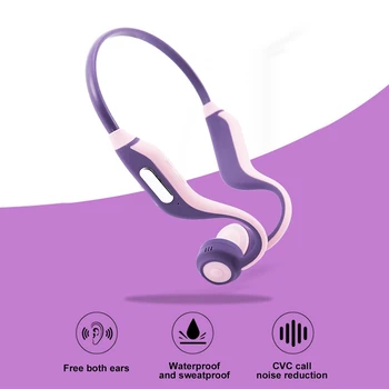 

Waterproof Sport Bone Conduction Earphone Built-In 8GB SD Card Wireless Headphones Bluetooth 5.0 Headset With Microphone