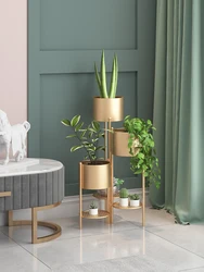 Support de plantes à 6 niveaux avec tapis de Protection au sol, étagère d'exposition pour meubles de balcon 
