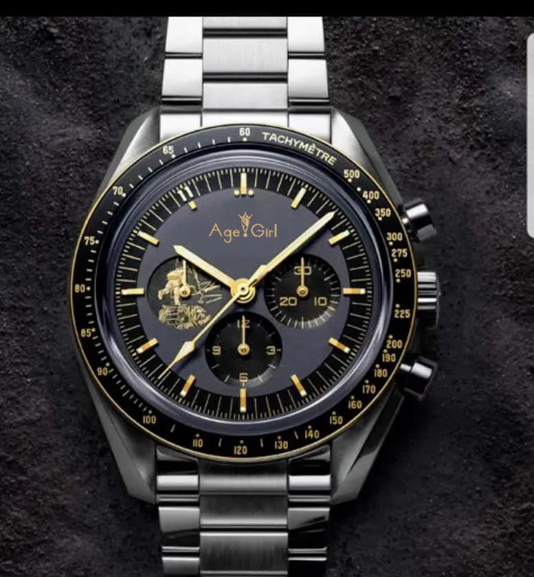 

Luxury Brand New Men Automatic Mechanical Speed Racing Luminous Silver Gold Ceramic Bezel Crystal Sapphire Limited Watches AAA+