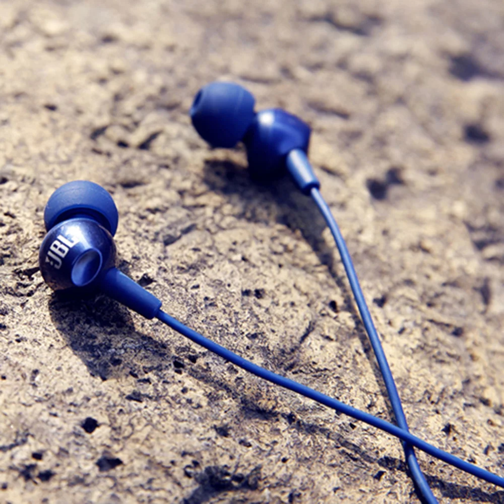 JBL C200Si 3 5mm Wired Deep Bass Stereo Earphone for Android IOS mobile phones Hands free Headphone Music Sports Headset