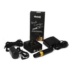 Профессиональный набор для тату-машинки, ручка для нанесения тату, роторная машина, электропитание, 20 шт., набор педалей