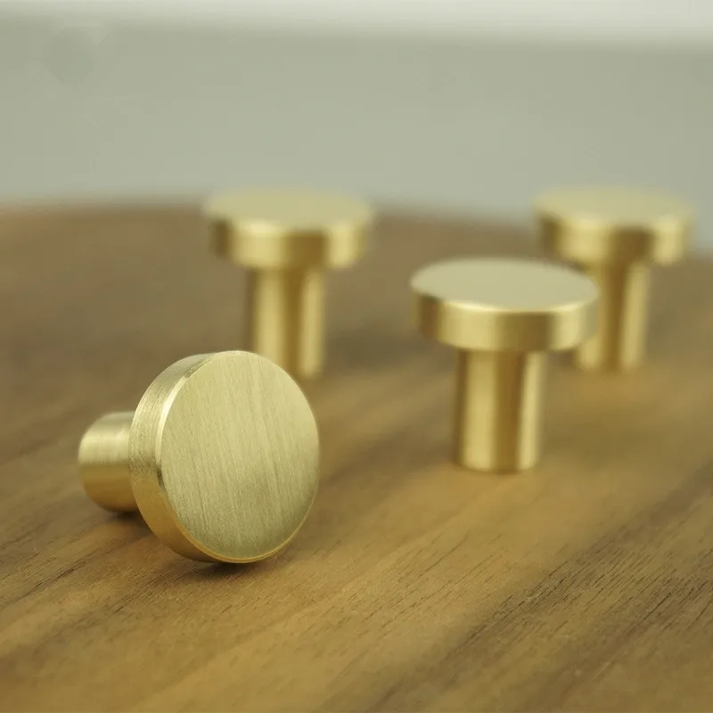 Furniture Handles Kitchen Door Handles Brass Gold Cabinet Knobs and Handles Drawer Knobs Copper Kitchen Cabinet Pulls