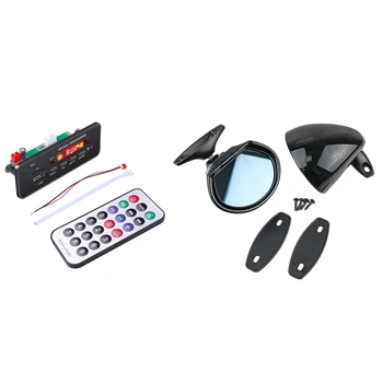 

1 Pairs for Gm Left/Right Classic Door Side Rear View Mirror White Black & 1Pcs Wireless Bluetooth 5.0 Mp3 Wma Decoder Board Rem