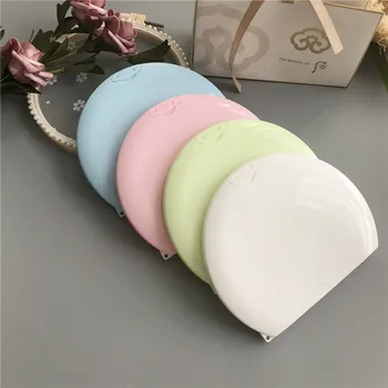 

N95 Mask Temporary Storage Box Creative Half Round Mask Storage Case With Mirror Waterproof Multi-Function Make Up Organizer