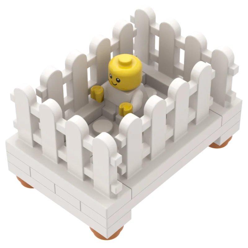 Детский конструктор игрушки кубики MOC DIY детская коляска подарки для детей |