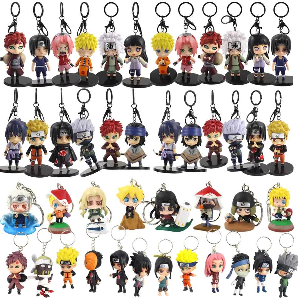Pvc Action Figure Keychains Naruto Shippuden Keychain Naruto