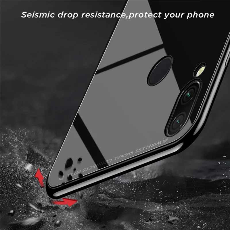 Tempered Glass Case For Xiaomi Redmi Note 7 5 6 K20 Pro 7A Luxury Tempered Glass Case Phone Cover For Xiaomi Mi 9 9 SE Coque (24)