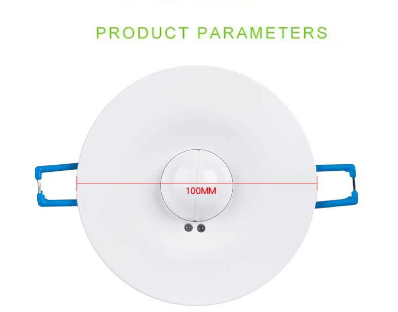 Accuracy Dialing Microwave Radar Embedded Ceiling Human Sensing Switch Hotel Engineering Switch Sensor free shipping CM090 (9)