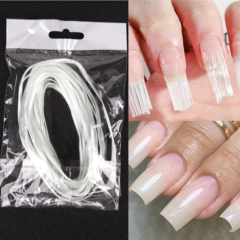

1M 2M/pack Professional Fiberglass Nail Extension Form for Nail Silk Extension Fibernails Acrylic Tips Manicure Salon Tool
