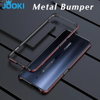 

OPPO Reno2 Gold Aluminium Frame Hybrid Armor Shockproof Rugged Protective Cover For OPPO Reno Metal Bumper tough Shockproof case