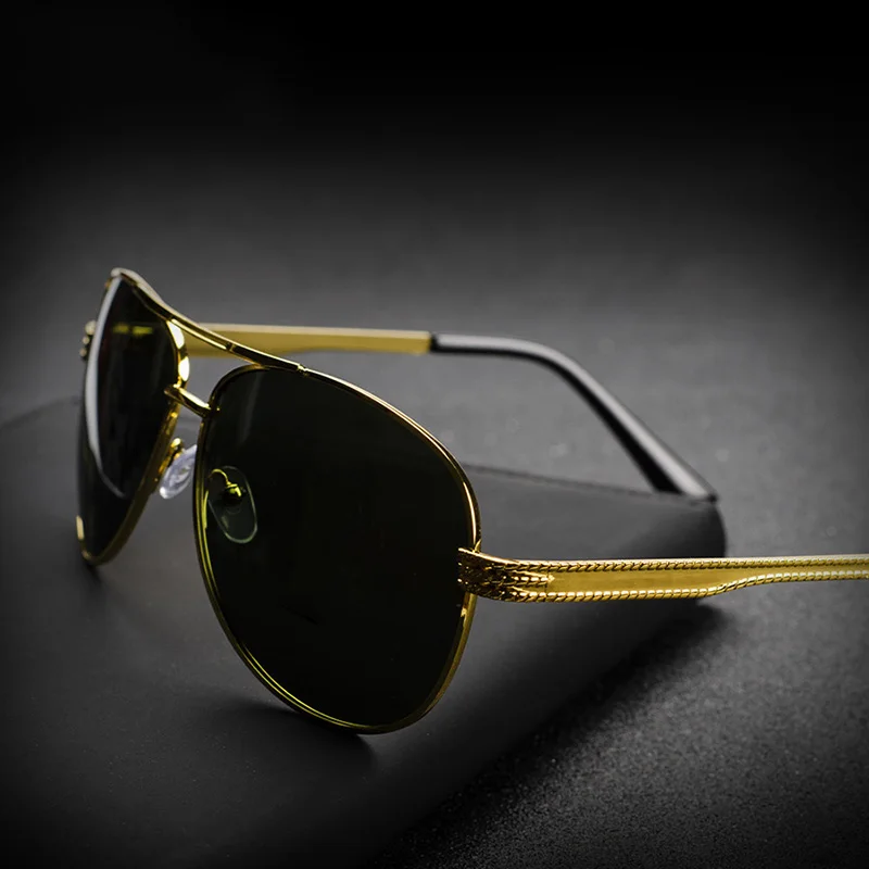

Pilot Polarized Sunglasses Men Vintage Driving Fishing Sun Glasses for Men Retro Oval Aviation Sunglass Male UV400 oculos de sol