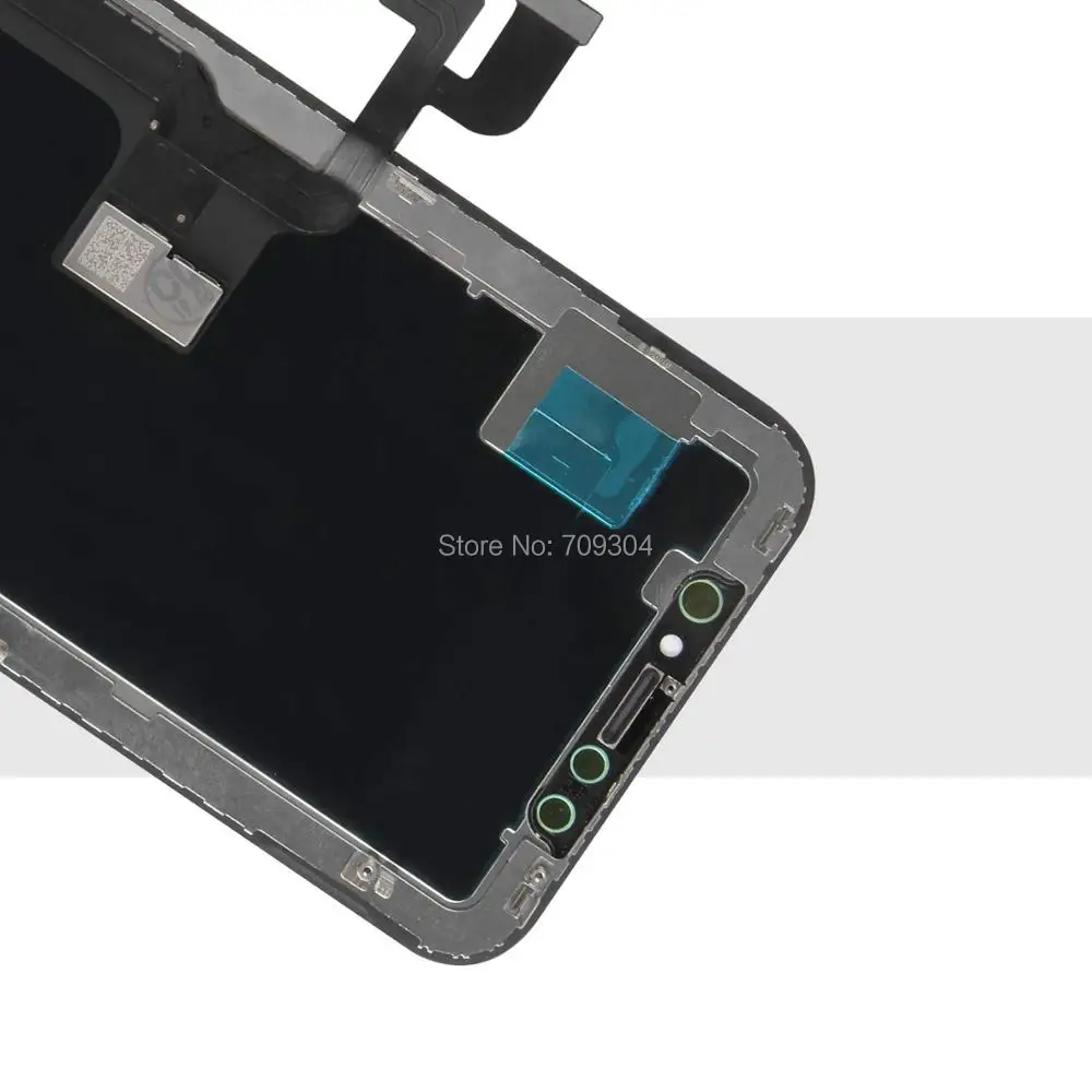 50 шт./лот DHL для iPhone X с 3D сенсорным дигитайзером сборка без битых пикселей ЖК-экран Замена дисплея