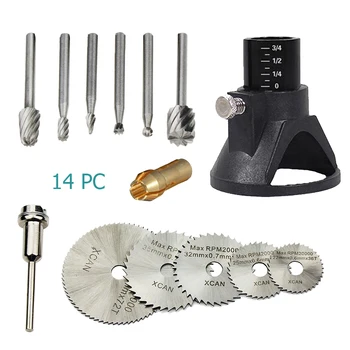 

Dremel Style Accessories Rotary Tool HSS Saw+Milling Blades For Woodworking Rotary Set Dremel Tool Wood Carving Tools