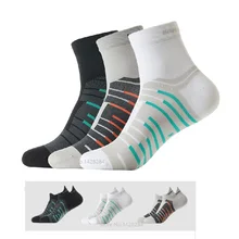 Новые мужские и женские спортивные носки HANDRA 3 пары дышащие быстросохнущие спортивные носки для бега и отдыха короткие носки