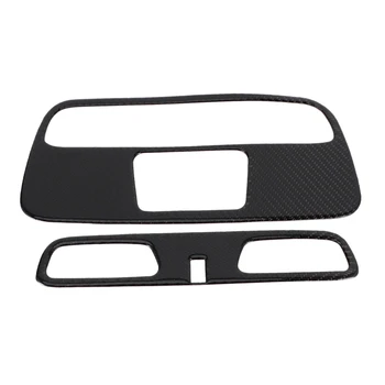 

New Carbon Fiber Reading Light Lamp Cover Trim Kit for Chevrolet Camaro 2017-19