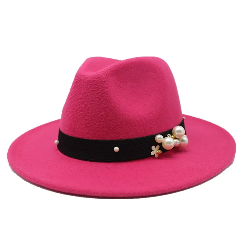 Seioum 14 цветов Женская фетровая шляпа с широкими полями Имитация шерстяная шляпа шляпы в стиле джаз шляпа Классическая фетровая мягкая женская шляпа в форме колпака верхняя шапка