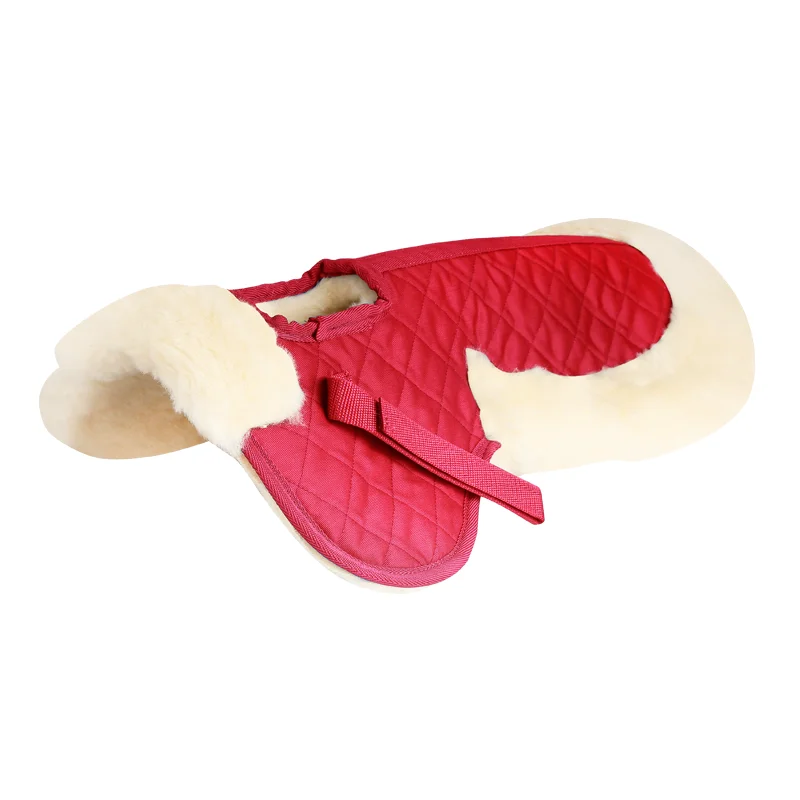 Cavassion-Soft Wool Half Saddle Pad, Horse Riding Saddlery