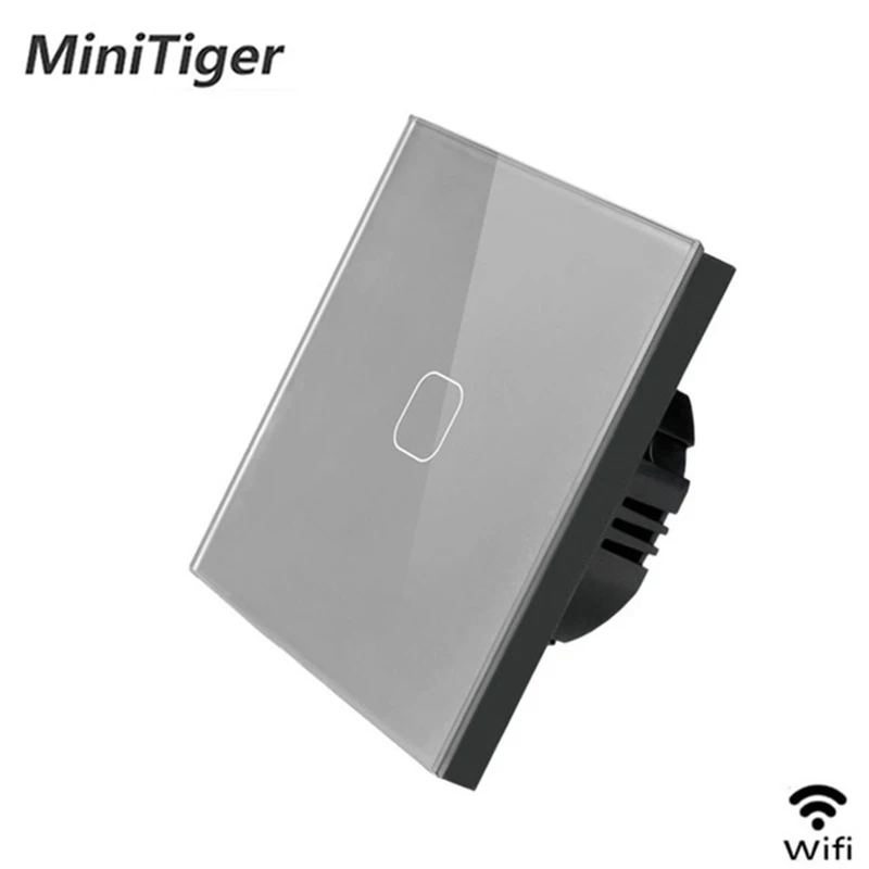 Умный сенсорный выключатель Minitiger с Wi Fi настенный дистанционным управлением