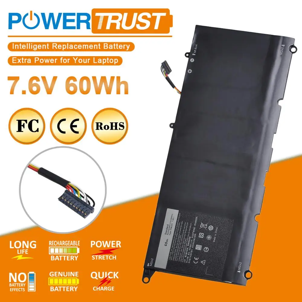 Nuovo Pw23Y Rnp72 Tp1Gt Batteria Del Computer Portatile Per Dell Xps 13 9360 13-9360-D1605G 0Rnp72 0Tp1Gt 9360