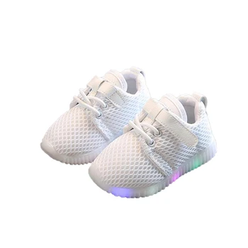 

New Kids shoes Led shoes Casual Sport Running Shoes Sneakers Children Luminous Shoes Boys Girls Baby Mesh Non-slip Sneakers D30