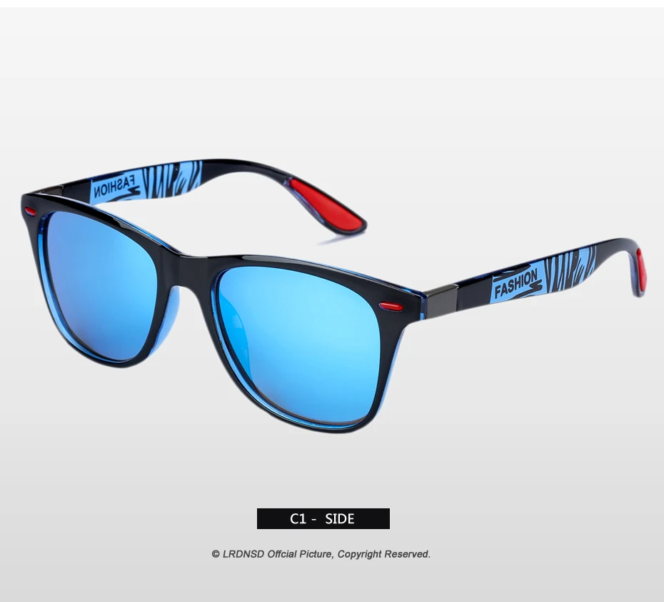 Классические Модные поляризованные солнцезащитные очки для женщин и мужчин, фирменный дизайн, солнцезащитные очки с квадратной оправой для вождения, мужские ретро роскошные солнцезащитные очки UV400