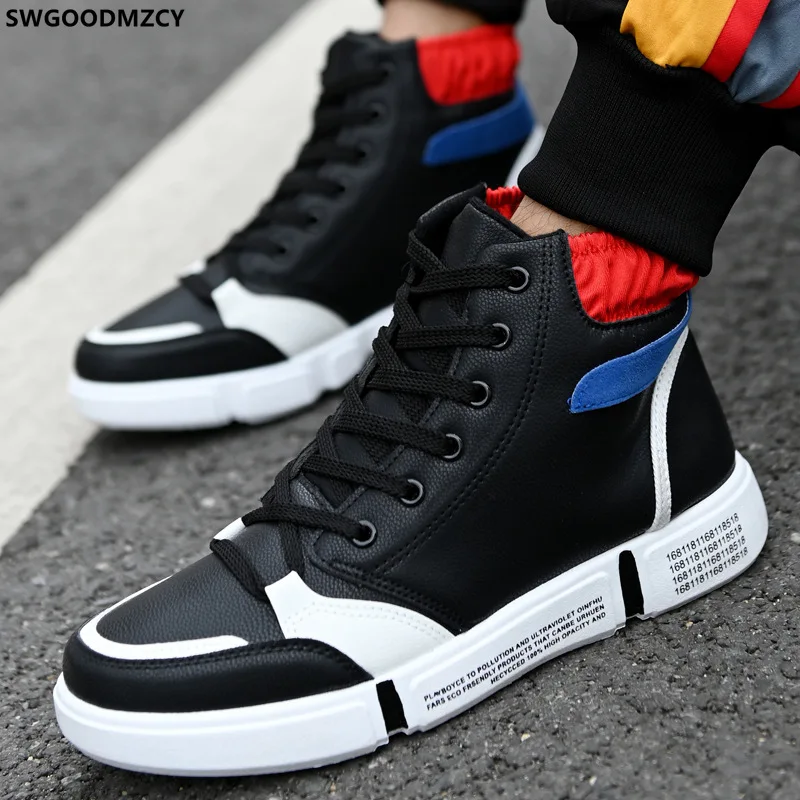 

Кожаная повседневная обувь, Мужская модная спортивная обувь, мужские высокие кроссовки, обувь для бега для мужчин 2024, Zapatillas Hombre Chaussure Homme