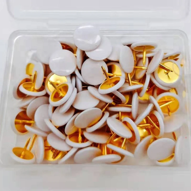 Home Office Drawing Pins Pushpin Thumbtack Cork Board Photo Wall Map Markers 100pcs
