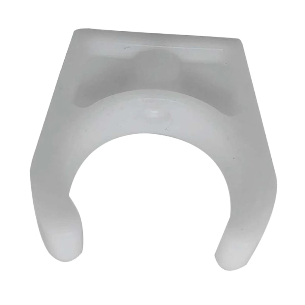 Nylon Marine Telescopic Ladder Clips Storage Stowing Bracket Fit for 4 Step/3-Step Ladders or Tube I.d.1-3/4 inch, White