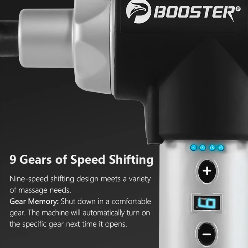 Дропшиппинг Booster Pro 2 супер низкий уровень шума и долгий рабочий вибрирующий глубокий терагун массаж мышц пистолет 24 В