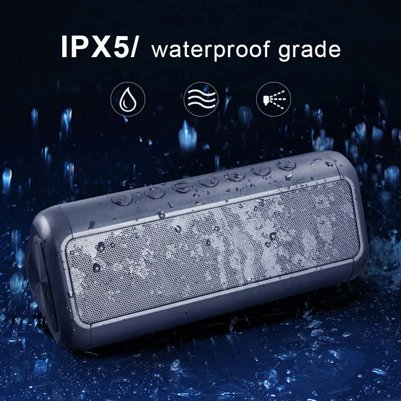 Xiaomi brand Solar Power Bank Waterproof Bluetooth 4.2 Speaker Carregador Portatil Double Horn TF Card Powerbank Three Prism